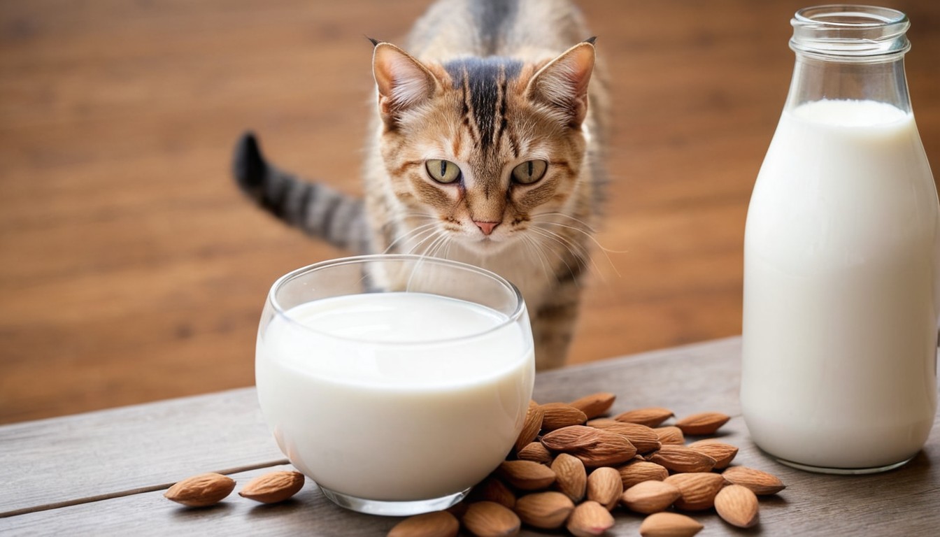 Can Cats Drink Almond Milk?