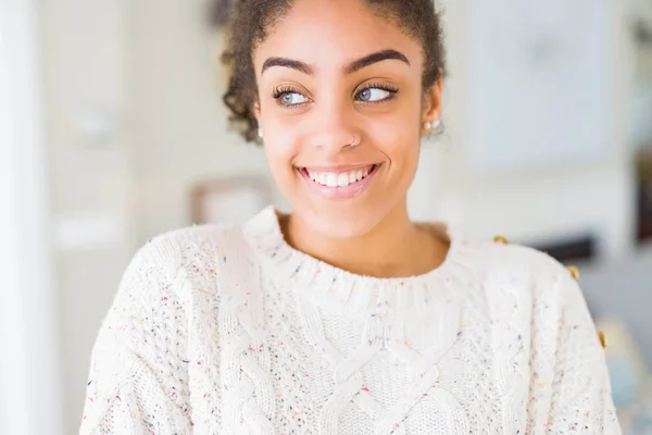 An African American Woman with Blue Eyes